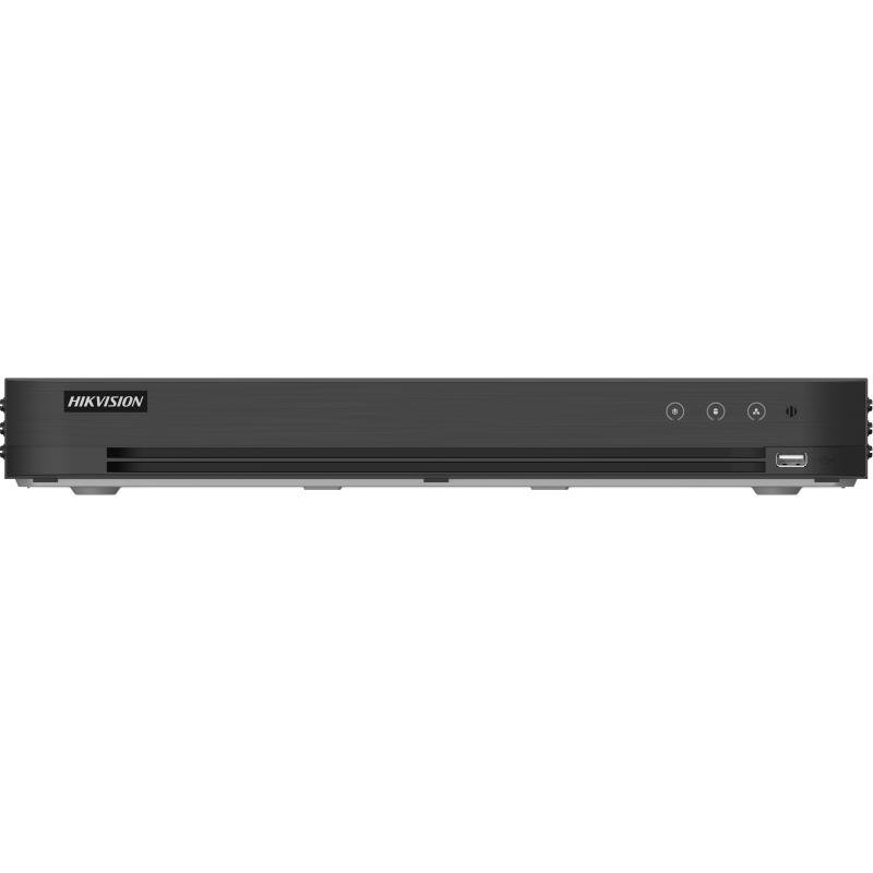 جهاز مسجل فيديو رقمي (DVR) من هيكفيجن ذو 16 قناة بدقة 5 ميجابكسل ووحدة واحدة بتقنية H.265