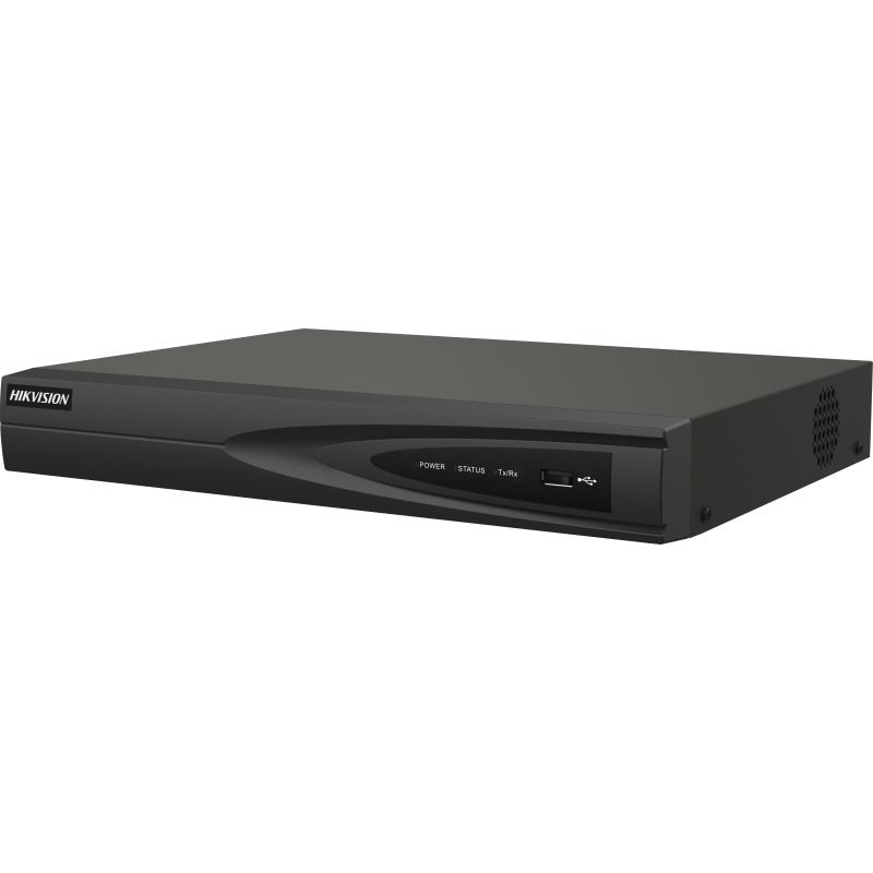 جهاز تسجيل فيديو شبكي من سلسلة Hikvision Q، 8 قنوات، قرص صلب واحد، 8 منافذ PoE