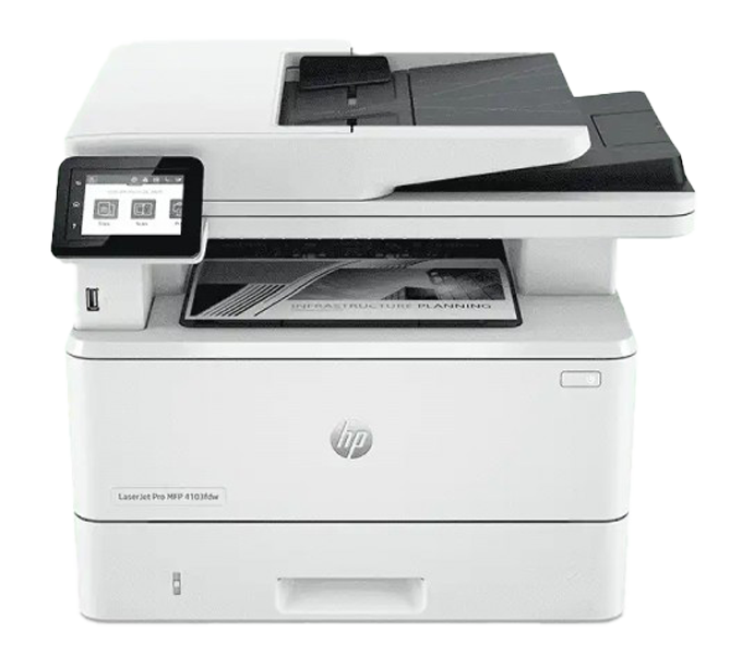 اتش بي طابعة ليزر جيت برو MFP 4103FDW  متعددة الوظائف - (2Z629A)
